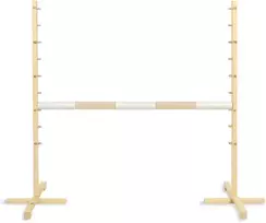 Šuolių kliūtis šviesiai smėlio spalvos medinė 120 cm