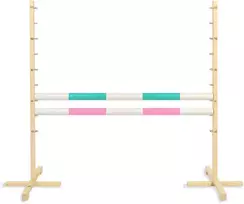 Šuolių kliūtis hobi arkliukui 120 cm mėtų ir šviesiai rožinė