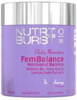 Nutriburst FemBalance Multivitamin – guminukai moterims su vitaminu B6, melisa ir dong quai, braškės 60 vnt.