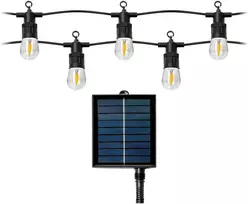 Orno Solarna Saulės energija varoma girlianda 10 m, 10 x LED liepsnos