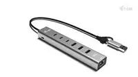 I-tec Hub usb-c/usb-a metal hub 6 port 3xusbc/3xusba