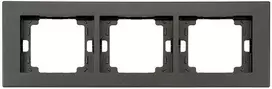 Plastrol Ramka potrójna -onyx- antracito