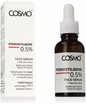 COSMO ADVANCED 0.5% Pterostilbene + Ferulic Acid Face Serum 30 ml