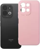 Xiaomi „Redmi 17“ 4G / 5G dėklas iš silikono, pudrinės rožinės spalvos