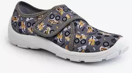 Patogios berniukų šlepetės su Velcro“ užsegimu Befado 974Y552“ pilkos