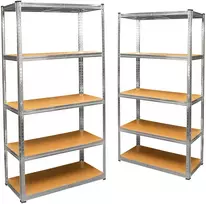 69-110# Lentyna magazynowy metalowy 90x40x180cm blow op.2vnt.