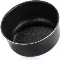 Puodas su granitine danga, juodas, 20 cm, 3 l