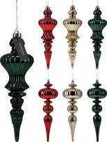 Formplastic Kalėdinės eglutės žaisliukas AKP201500. auksinis/raudonas/žalias. 30 cm