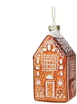 Klass Kalėdinės eglutės žaisliukas Ginger House. Ruda. Stiklas