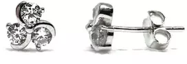 Sidabriniai auskarai Vinukai, Praba: 925°, Metalas: Sidabras - 1,25 - 7