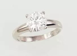 Sidabrinis sužadėtuvių žiedas. Praba: 925°, Metalas: Sidabras, Akmuo: Cirkonai - 17 - 3 g.