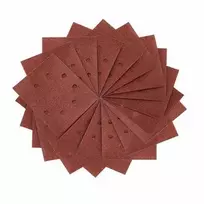 šlifavimo popierius 115x115mm su Velcro, 8 skylės, grūdėtumas 80, DeWalt [DT3022-QZ] 10 vnt.