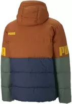 Puma Striukė Vyrams Power Hoode Down Puff Oranžinis Žalias Mėlyna 849335 64