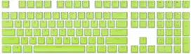 Klaviatūra Royal Kludge Pudding PBT Keycaps - (104 vnt., Apple žalias, PBT, ANSI, UK išdėstymas)
