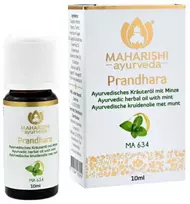 Eterinis ajurvedinių vaistažolių ir mėtų aliejus Prandhara, Maharishi Ayurveda, 10 ml
