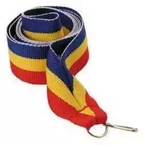 Tryumf Kaspinas 22 mm - mėlyna-geltona-raudona