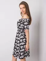 Sublevel Suknelė-D73771M30244B-juoda ir balta