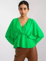 Italy Moda Palaidinė-DHJ-BZ-11979.67-šviesiai žalia