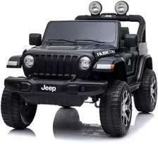 Baby Mix akumuliatorinis automobilis Jeep Wrangler Rubicon juodas