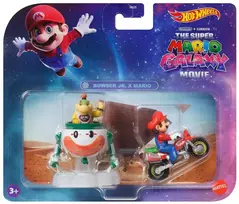 Dėlionė Mattel Hot Wheels Super Mario Galaxy Bowser Jr. & Mario figure pack