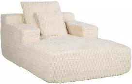 Fotelis Home4You Gultas „FIZZY“, baltas