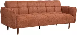 Home4You 3-vietė miegamoji sofa „SERENA“, plytų raudonumo spalvos