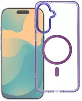 Oem Dėklas na Xiaomi Redmi 17 4G / 5G Frame Clear Hybrid Mag Cover zgodny su MagSafe violetinė