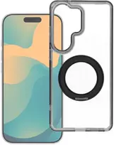 Oem Dėklas na Xiaomi Redmi 17 4G / 5G Frame Circle Stand zgodne su MagSafe juoda