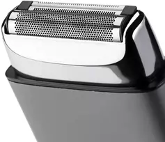 Barzdaskutė Elektrinis Skustuvas - BaByliss Super-X Sidabrinis Atsparus Vandeniui USB 3 Valandų Baterija Sidabrinis