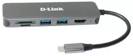 "D-Link DUB-2327 6-in-1 USB-C Hub mit HDMI"