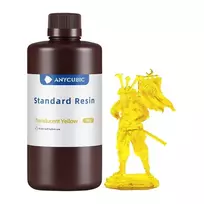 3D Spausdintuvo Derva - ANYCUBIC Standartinė Derva 1 kg Skaidri Geltona