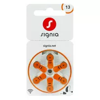 Baterija - Signia 13 6BL Cinko-Oro Klausos Prietaiso Baterija 1.45V