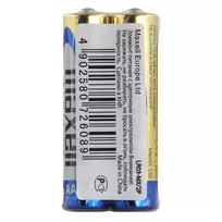 Baterija - Maxell LR03 2T Šarminės Baterijos 1.5V 2 Vnt, Juoda