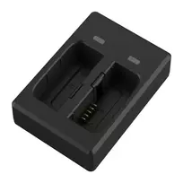 Fotoaparato Baterijos Įkroviklis - SJCAM SJ6 Dvigubo Lizdo Įkroviklis Su Micro USB Ir USB-C Jungtimis