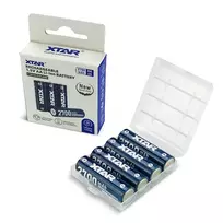 Baterija - XTAR R6/AA 1.5V 2700mAh Įkraunamos Li-ion Baterijos, 4 vnt.