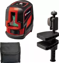 EINHELL TC-LL 2 G cross line laser, black/red, green laser lines
