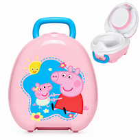 Mokomasis nešiojamas naktipuodis Peppa Pig, švelniai rausva