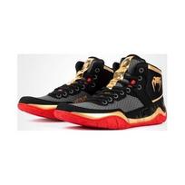 Imtynių bateliai Venum Elite Wrestling Black/Gold/Red