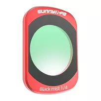 Fotoaparato Objektyvo Filtras - Sunnylife Black Mist 1/4 Filtras, Skirtas Osmo Pocket 4/3, Juodas