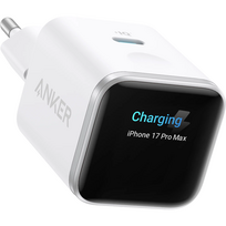 Anker Nano Smart Display Charger, 45W, baltas - Įkroviklis