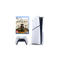SONY PLAYSTATION 5 SLIM DISC + GHOST OF YOTEI naudotas( ATSIĖMIMAS PARDUOTUVĖJE)