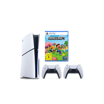 SONY PLAYSTATION 5 SLIM DISC + PAPILDOMAS PULTAS + MINECRAFT naudotas( ATSIĖMIMAS PARDUOTUVĖJE)