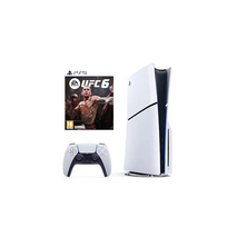 SONY PLAYSTATION 5 SLIM DISC 1TB NAUDOTAS + UFC 6( ATSIĖMIMAS PARDUOTUVĖJE)