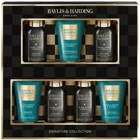 „Baylis & Harding“ vyrams skirtas kūno ir plaukų priežiūros dovanų rinkinys (juodieji pipirai ir ženšenis) – kūno priežiūros dovanų rinkinys (7 vnt.)