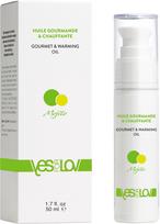YESforLOV šildomasis bučiuojamasis masažinis aliejus 50 ml - Mojito