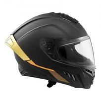 Pilnas motociklininko šalmas V-822 L 400x280x290 mm juodas