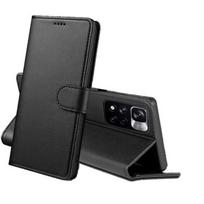 Xiaomi POCO M4 PRO 5G dėklas - Juodas piniginės stilius su magnetiniu užsegimu ir vieta kortelėms Phonillico®