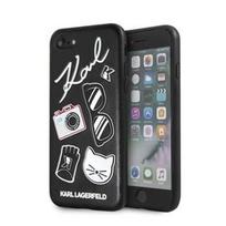 Aizmugurējais vāciņš Karl Lagerfeld Apple iPhone 7/8/SE2020 Pins Hard Case Black Black 3700740418970 KLHCI8PIN (3700740418970)