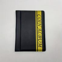 PVC Monetų Kolekcijos Albumas,  Juoda sekcija (120 langelių)