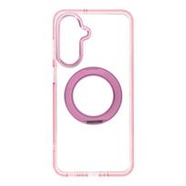 Case for Samsung A17 / A18 Frame Circle Stand compatible with MagSafe pink